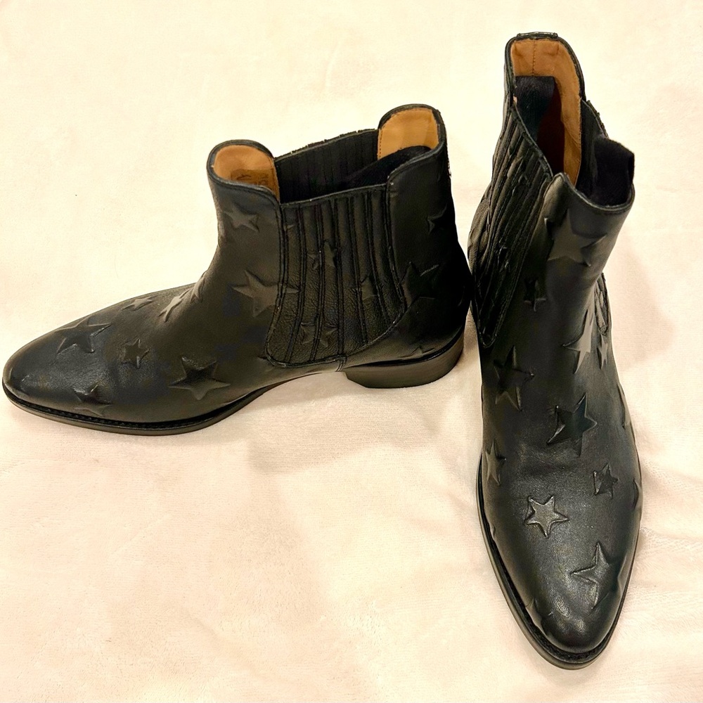 Office of Angela Scott 38.5 star ankle boots